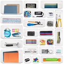 Kit com 25 Organizadores Multiuso Modulares
