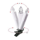 Velas LED para Árvore com Controle Remoto – Kit 10 Peças com Clip