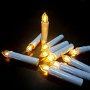 Velas LED para Árvore com Controle Remoto – Kit 10 Peças com Clip