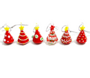 Enfeites de Natal em Vidro com Detalhes Prateados – Peças Artesanais Variadas