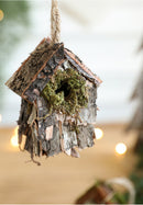 Casinha Decorativa de Natal em Madeira – Estilo Natural Europeu