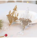 Pingente Lustre de Natal Cristal – Elegância Europeia