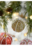 Kit 8 Bolas Decorativas de Natal em Tons Neutros – Estilo Nórdico Elegante