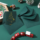 Kit 5 Cartões de Natal com Hot Stamping – Clássico Elegante