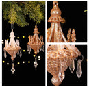 Pingente Lustre de Natal Cristal – Elegância Europeia