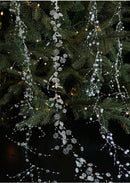 Fio Decorativo com Pérolas e Flocos – Toque de Luz e Movimento