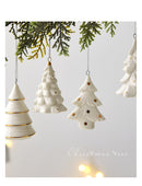 Mini Árvore de Natal em Cerâmica – Estilo Nórdico Minimalista