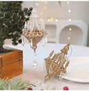 Pingente Lustre de Natal Cristal – Elegância Europeia