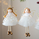 Kit 2 Anjos Decorativos de Natal – Elegância Delicada