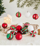 Kit 8 Bolas de Natal – Brilho Sofisticado