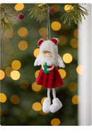 Boneca Decorativa de Natal – Toque Lúdico e Aconchegante