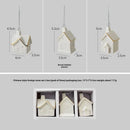 Kit Vilarejo de Natal em Cerâmica com Luz – 3 Casas Decorativas