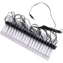 Velas LED para Árvore de Natal – Kit 20 Peças com Clip (Luz Quente)