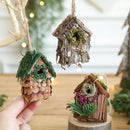 Casinha Decorativa de Natal em Madeira – Estilo Natural Europeu