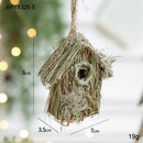 Casinha Decorativa de Natal em Madeira – Estilo Natural Europeu