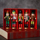 Kit Soldados Quebra-Nozes – 5 Miniaturas Decorativas (13cm)