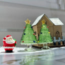 Mini Árvore de Natal em Vidro Artesanal – Peça Colecionável