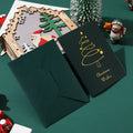 Kit 5 Cartões de Natal com Hot Stamping – Clássico Elegante