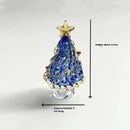 Mini Árvore de Natal em Vidro Artesanal – Peça Colecionável