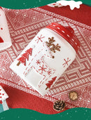 Pote de Natal em Cerâmica (Cookie Jar Hermético)
