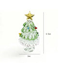 Mini Árvore de Natal em Vidro Soprado – Escultura Artesanal