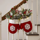 Guirlanda de Natal com Iluminação – Formato Luva ou Bota