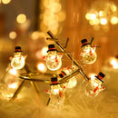 Cordão de Luz Decorativo com Figuras Natalinas – 2m (LED a Pilha)