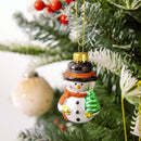 Kit 10 Mini Enfeites de Natal em Vidro Vintage – Detalhes Clássicos Pintados