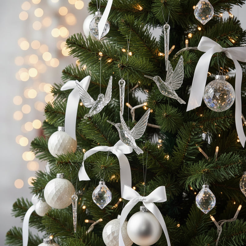 Kit 4 Pássaros Decorativos Suspensos – Elegância Natural