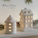 Mini Vilarejo de Natal em Cerâmica com Luz – Vilarejo Iluminado