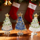 Mini Árvore de Natal em Vidro Soprado – Escultura Artesanal