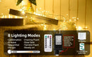 LED Firecracker String Lights Remote Control Halloween Garland EU/US DC Power Fairy Light for Wedding Party Christmas Decoration