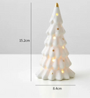Ornamento de Natal em Cerâmica – Presente Decorativo Elegante