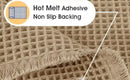 Tapete de Banheiro Waffle Antiderrapante, Super Absorvente e Ultra Confortável
