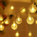 Cordão de Luz LED com Esferas Cristal – Iluminação Decorativa (10–30m)