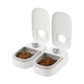Alimentador inteligente automático para animais de estimação, cronometrado para alimentos secos e molhados.