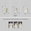 Kit Vilarejo de Natal em Cerâmica com Luz – 3 Casas Decorativas