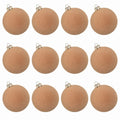 Kit 12 Bolas de Natal Aveludadas – Textura e Elegância