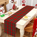 Caminho de Mesa Xadrez de Natal – Elegância para Receber