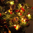 Cordão de Luz com Pinhas – Iluminação Decorativa Natalina