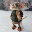 Ratinho de Natal em Feltro – Peça Artesanal Decorativa