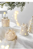 Ornamento de Natal em Cerâmica – Presente Decorativo Elegante