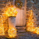 300/500leds Cluster Christmas String Lights Outdoor Decoration Indoor Garden Tree Plug Wedding Copper Wire Holiday Lighting