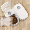 Alimentador inteligente automático para animais de estimação, cronometrado para alimentos secos e molhados.