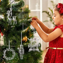 Enfeites Natalinos em Acrílico – Efeito Cristal para Árvore de Natal