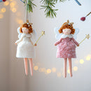 Kit 2 Anjos Decorativos em Tons Rosé – Delicadeza Sofisticada