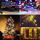 Outdoor 8 Modes 50M 500 LED Christmas Fairy String Lights for Party Wedding Garland Xmas Tree Garden Decoration Holiday Lighting