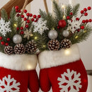 Guirlanda de Natal com Iluminação – Formato Luva ou Bota