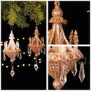 Pingente Lustre de Natal Cristal – Elegância Europeia