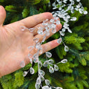 Fio Decorativo com Cristais – Efeito Cascata 80cm